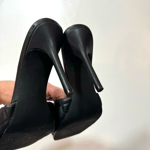 STEVE MADDEN SIGNIFY BLACK Slip-on Sandals Size 9,5 - Picture 3 of 7